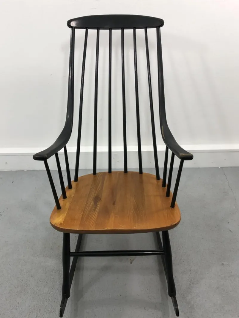 Pamono Grandessa Rocking Chair by Lena Larsson for Nesto, 1960s
