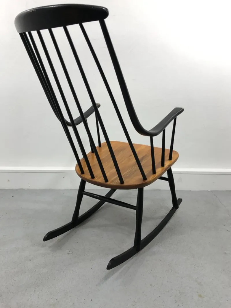 Pamono Grandessa Rocking Chair by Lena Larsson for Nesto, 1960s