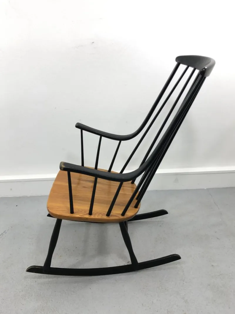 Pamono Grandessa Rocking Chair by Lena Larsson for Nesto, 1960s