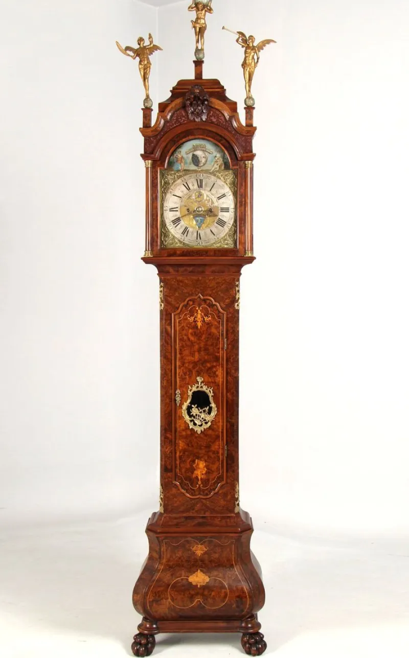 Sale Pamono Grandfather Clock, Amsterdam, 1765