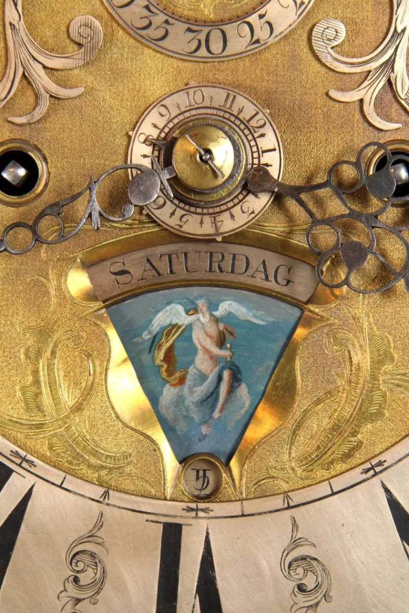 Sale Pamono Grandfather Clock, Amsterdam, 1765