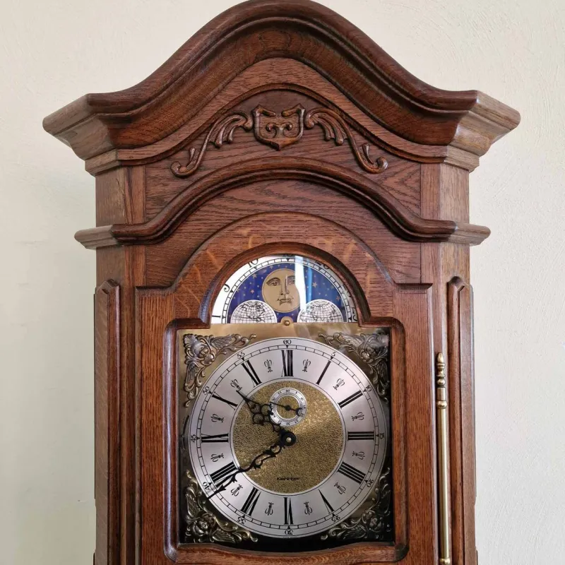 Pamono Grandfather Clock in Oak> Clocks