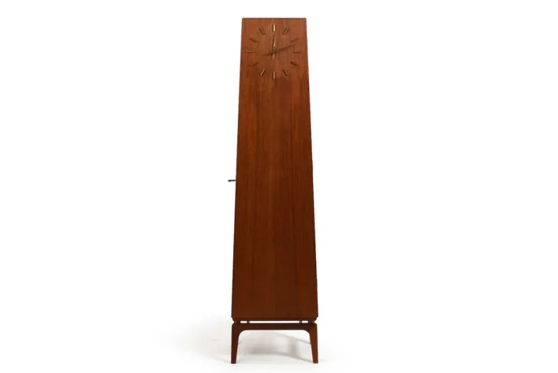 Pamono Grandfather Clock in Teak by Arne Hovmand Olsen, 1965> Clocks