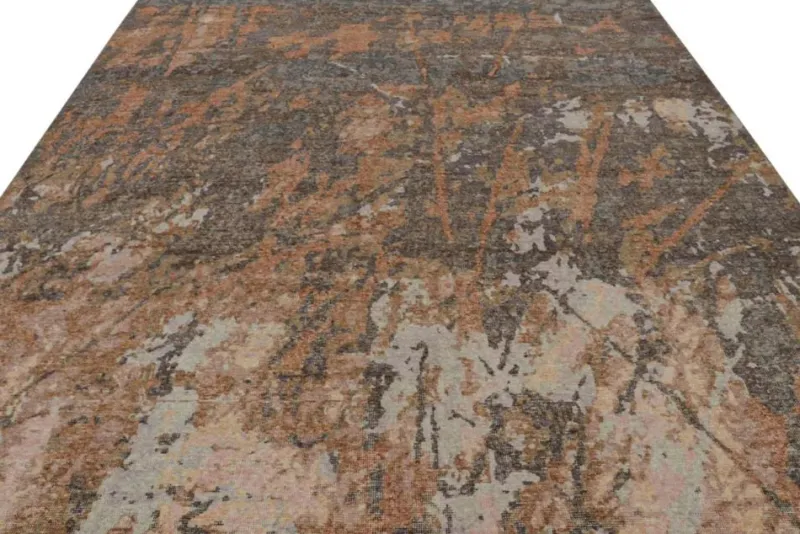 Clearance Pamono Graphic Rug with Geometric Pattern from R&K Principal Jahanshah Nazmiyal