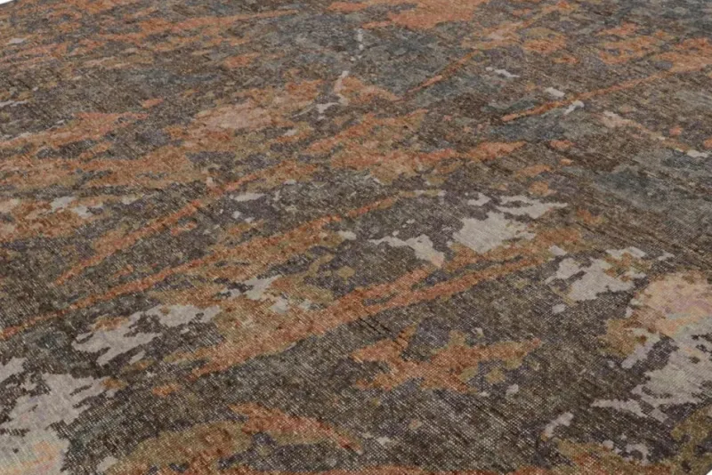 Clearance Pamono Graphic Rug with Geometric Pattern from R&K Principal Jahanshah Nazmiyal