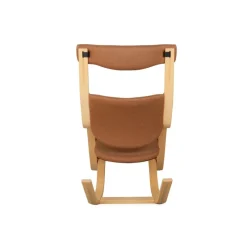 Pamono Gravity Balans Rocking Chair in Brown Fabric by Peter Opsvik for Varier><noscript><img width=
