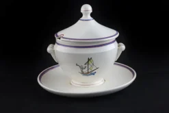 Pamono Gravy Dish by Gio Ponti for Richard Ginori, 1930s> Serving Dishes