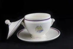 Pamono Gravy Dish by Gio Ponti for Richard Ginori, 1930s><noscript><img width=