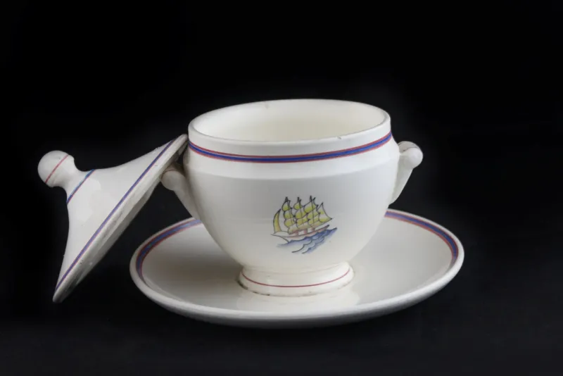 Pamono Gravy Dish by Gio Ponti for Richard Ginori, 1930s> Serving Dishes