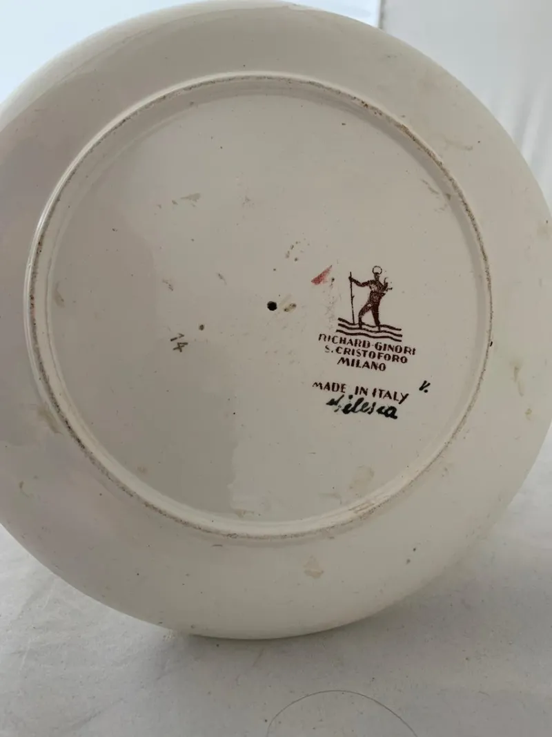 Pamono Gravy Dish by Gio Ponti for Richard Ginori, 1930s> Serving Dishes