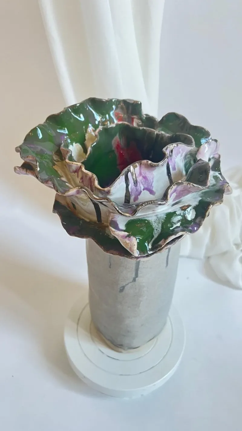 Pamono Gray Olé Dusk Vase by Hania Jneid> Tabletop