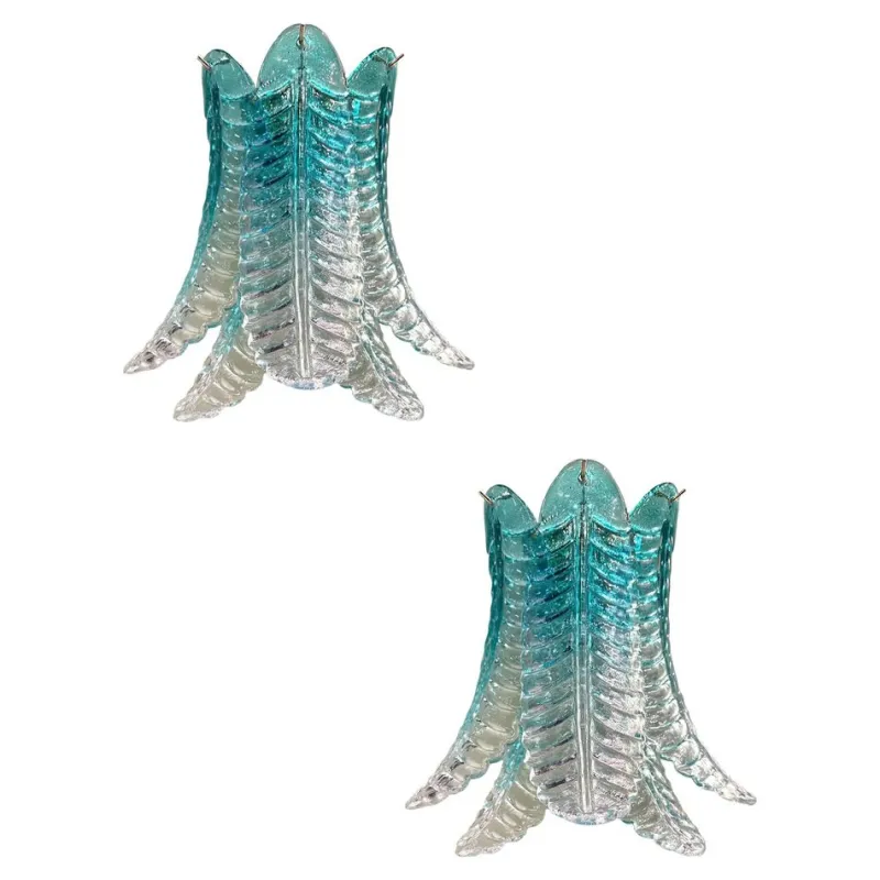 Online Pamono Greeen Felci Murano Glass Wall Sconces by Simoeng, Set of 2