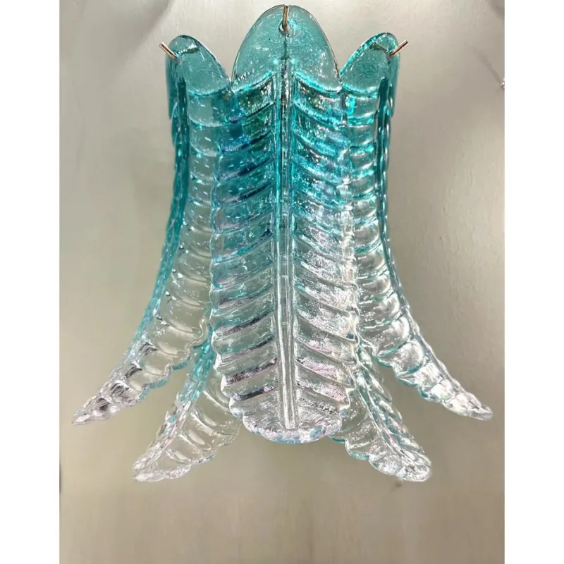 Online Pamono Greeen Felci Murano Glass Wall Sconces by Simoeng, Set of 2