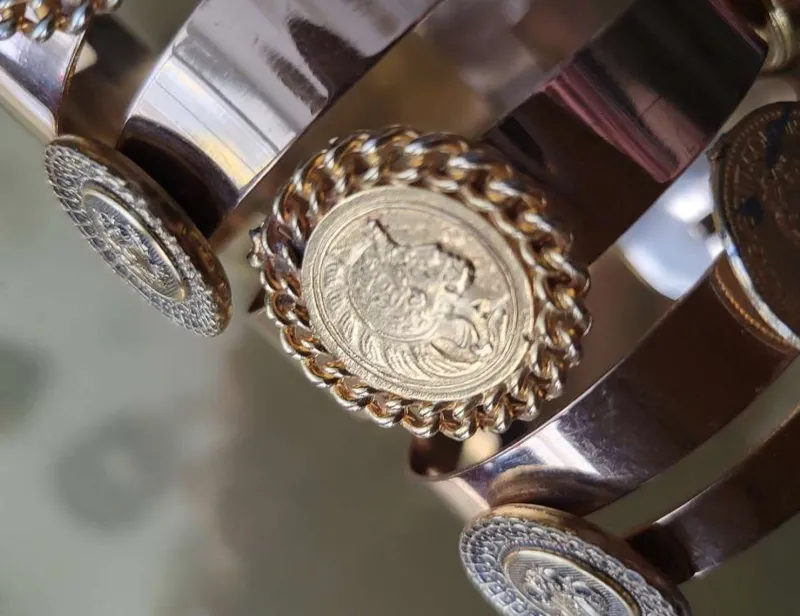 Pamono Greek-Revival Bracelet in the style of Versace, 1970s> Bracelets