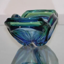 Pamono Green and Blue Murano Glass Bowl><noscript><img width=