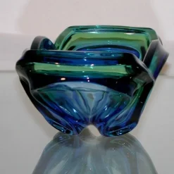 Pamono Green and Blue Murano Glass Bowl><noscript><img width=