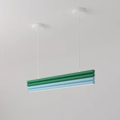 Online Pamono Green and Light Blue Parallel Tubes by Atelier Areti