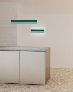 Online Pamono Green and Light Blue Parallel Tubes by Atelier Areti