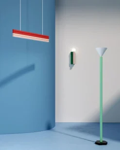 Online Pamono Green and Light Blue Parallel Tubes by Atelier Areti