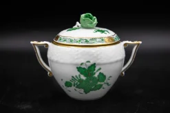 Pamono Green Appony Coffee Service from Herend, Set of 36><noscript><img width=