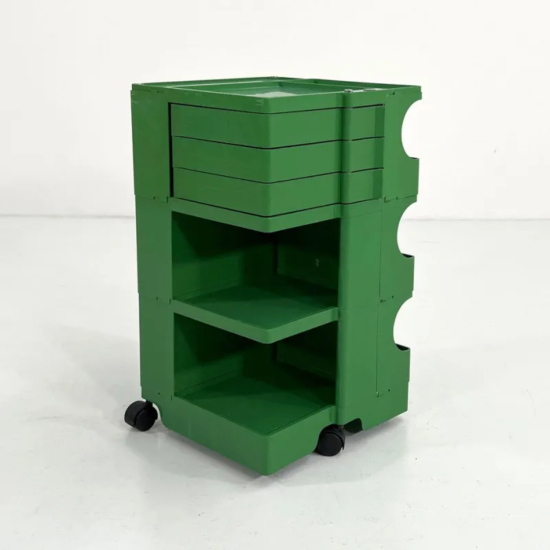 Pamono Green Boby Trolley by Joe Colombo for Bieffeplast, 1960s> Serving Bar Carts & Trolleys