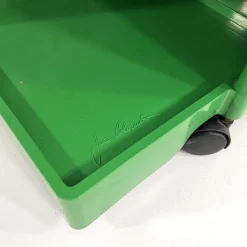 Pamono Green Boby Trolley by Joe Colombo for Bieffeplast, 1960s><noscript><img width=
