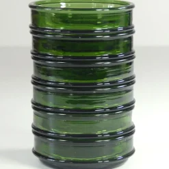 Pamono Green Glass Bowls from Nissen, Denmark, 1970s, Set of 6><noscript><img width=