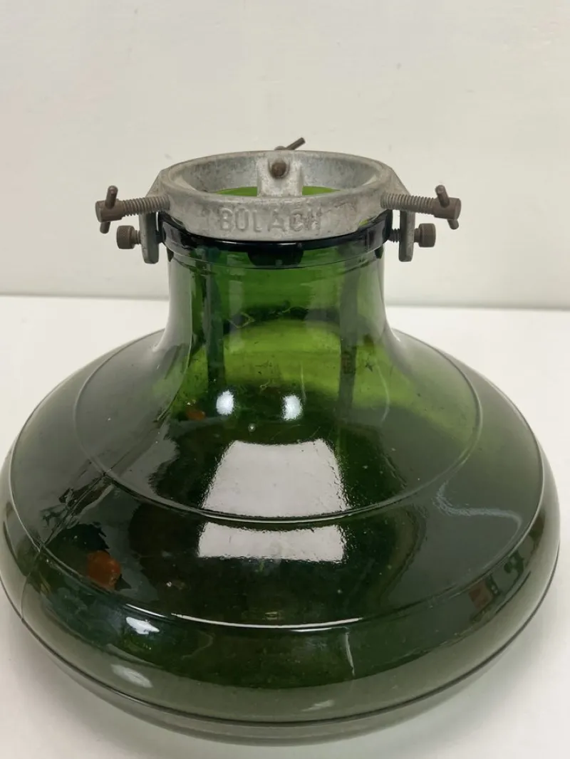 Online Pamono Green Glass Christmas Tree Stand from Bulach of Switzerland, 1930s