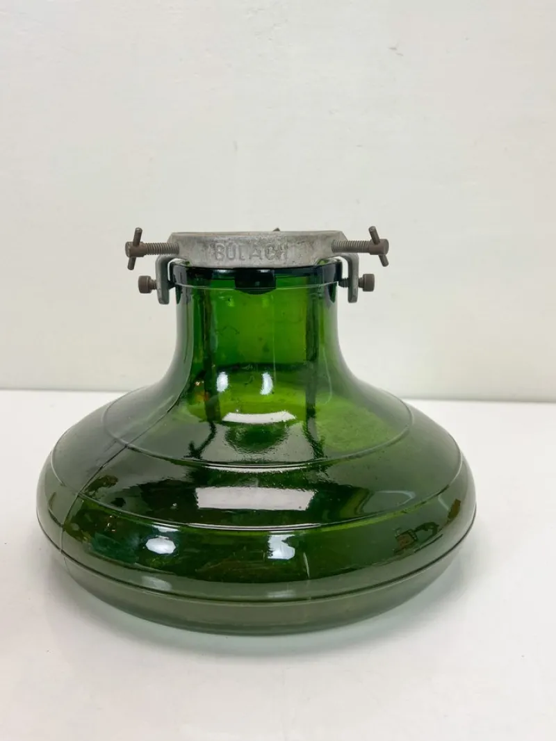 Online Pamono Green Glass Christmas Tree Stand from Bulach of Switzerland, 1930s