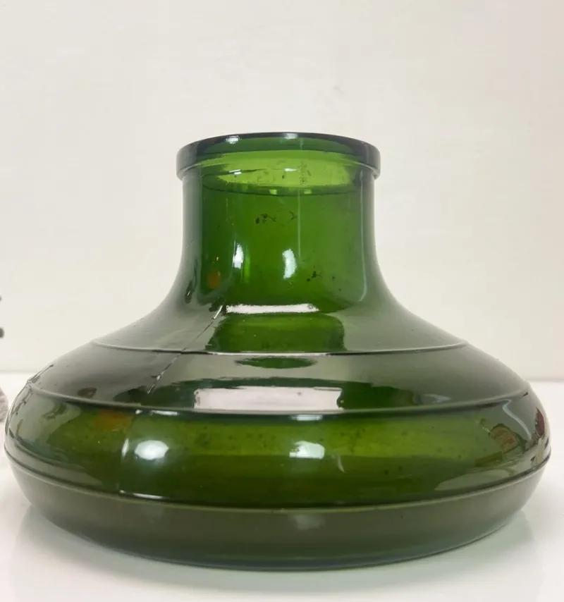Online Pamono Green Glass Christmas Tree Stand from Bulach of Switzerland, 1930s