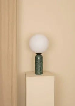 Discount Pamono Green Marble and Steel Atlas Table Lamp by Simone & Marcel