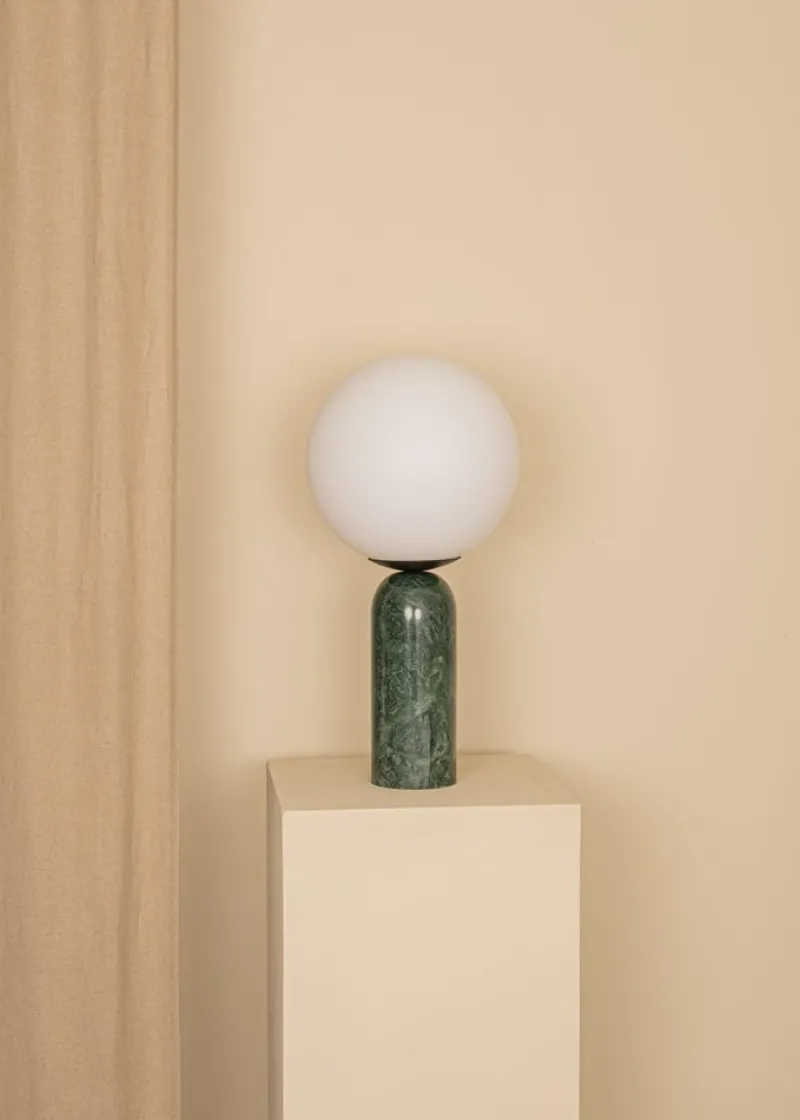 Discount Pamono Green Marble and Steel Atlas Table Lamp by Simone & Marcel