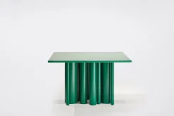 Discount Pamono Green Matte Lacquer Dining Table by SoShiro