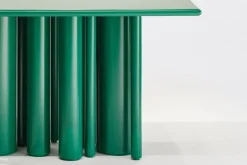 Discount Pamono Green Matte Lacquer Dining Table by SoShiro