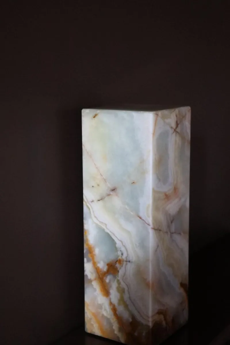 Hot Pamono Green Onyx Table Lamp by Manifeste