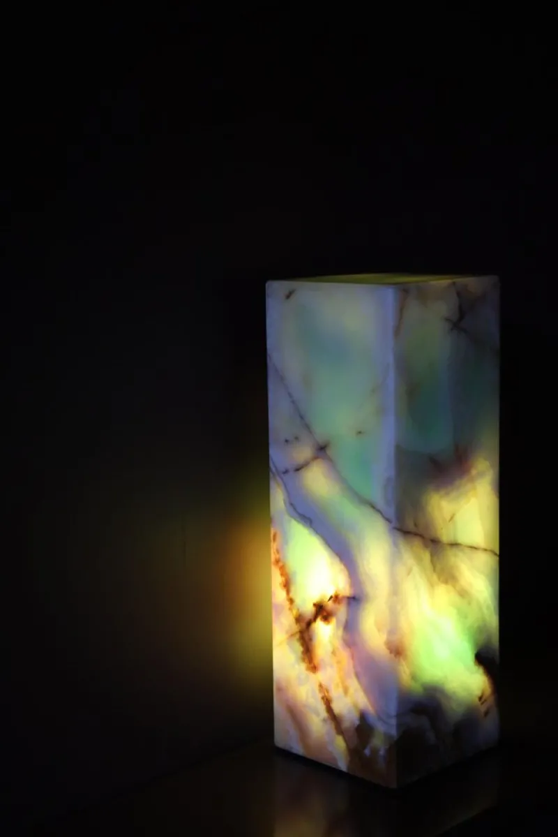 Hot Pamono Green Onyx Table Lamp by Manifeste
