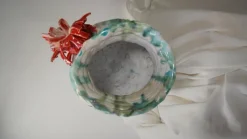 Pamono Green Patina Festive Olé 13 Vase by Hania Jneid><noscript><img width=
