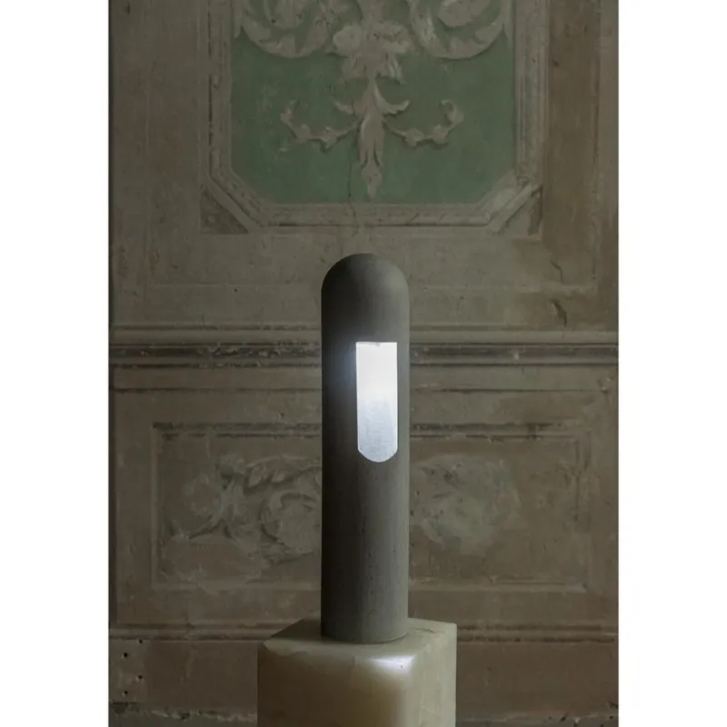 Pamono Grey Concrete Lamp by Rick Owens> Floor Lamps