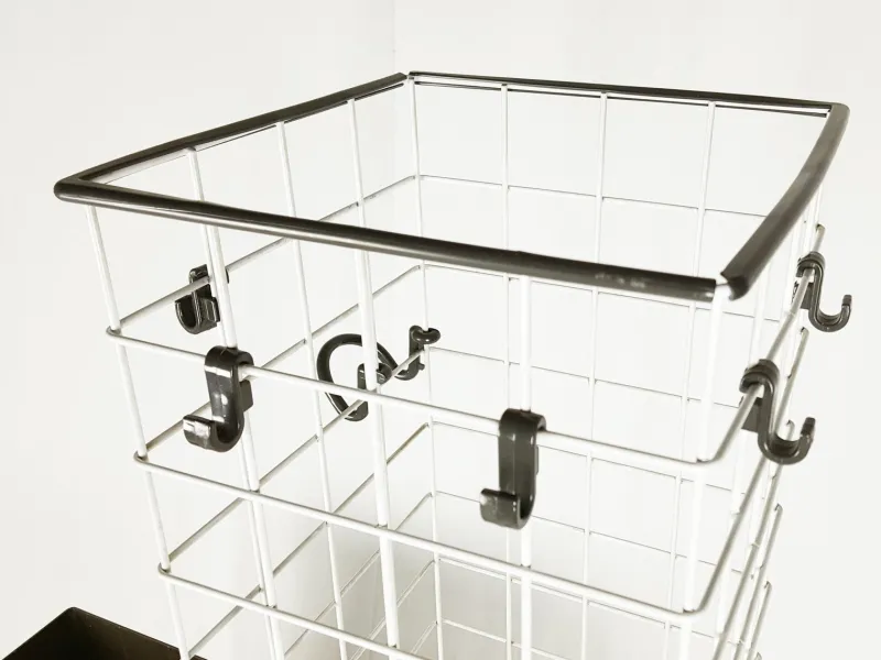 Pamono Grey Plastic & White Metal 4788 Freestanding Clothes Stand by Anna Castelli Ferrieri for Kartell, 1980s> Racks, Hooks & Valets
