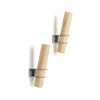 Pamono Grey Torch Hooks by Tore Bleuzé for Emko, Set of 2> Racks, Hooks & Valets
