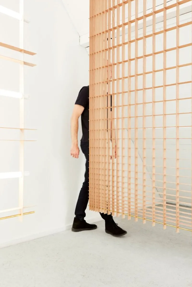 Pamono Grid Space Divider by David Derksen> Room Dividers & Screens