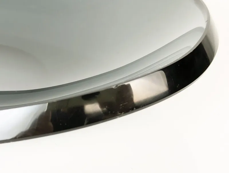 Pamono Grinded Smoked Glass Bowl attributed to Fontana Arte, 1960s> Bowls