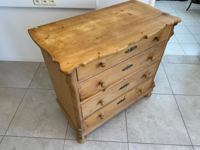 Outlet Pamono Gründerzeit Chest of 4 Drawers in Wood