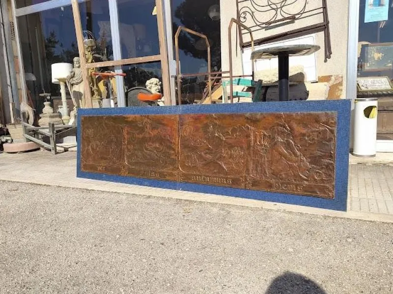Pamono Grounded Painting on Copper Panels, The Four Seasons and the Zodiac Signs, Italy, 1970> Mid-Century