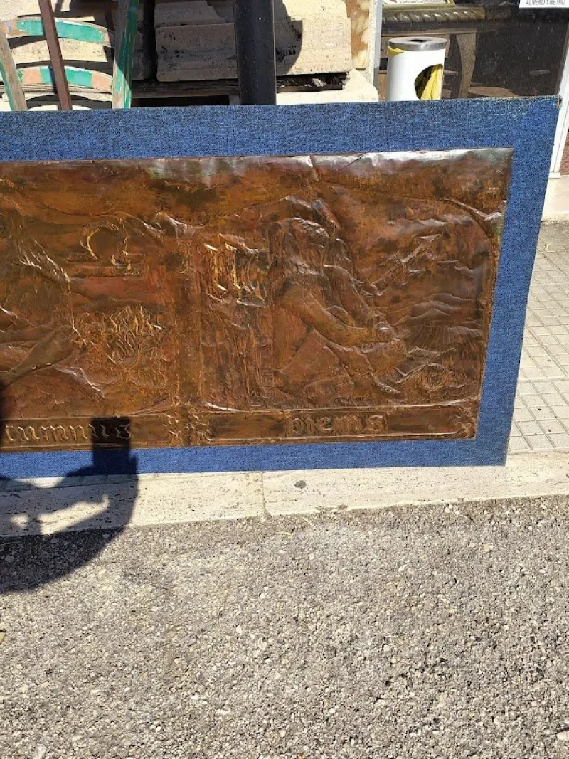 Pamono Grounded Painting on Copper Panels, The Four Seasons and the Zodiac Signs, Italy, 1970> Mid-Century