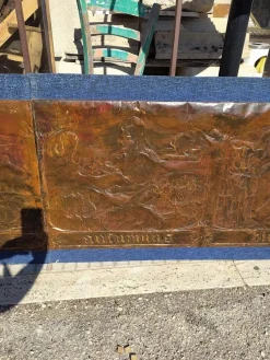 Pamono Grounded Painting on Copper Panels, The Four Seasons and the Zodiac Signs, Italy, 1970><noscript><img width=