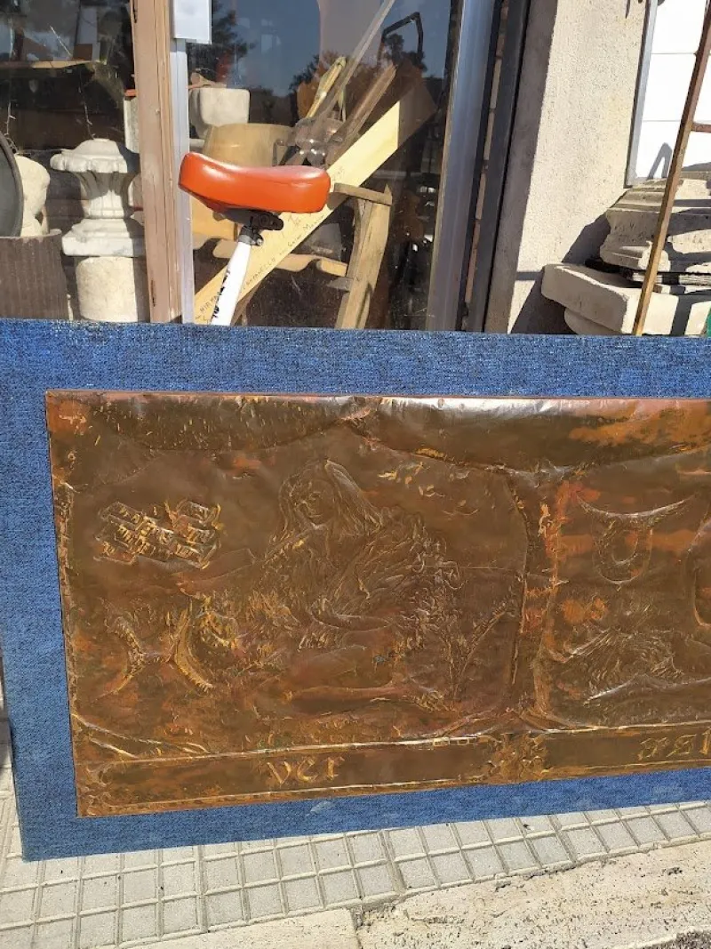 Pamono Grounded Painting on Copper Panels, The Four Seasons and the Zodiac Signs, Italy, 1970> Mid-Century