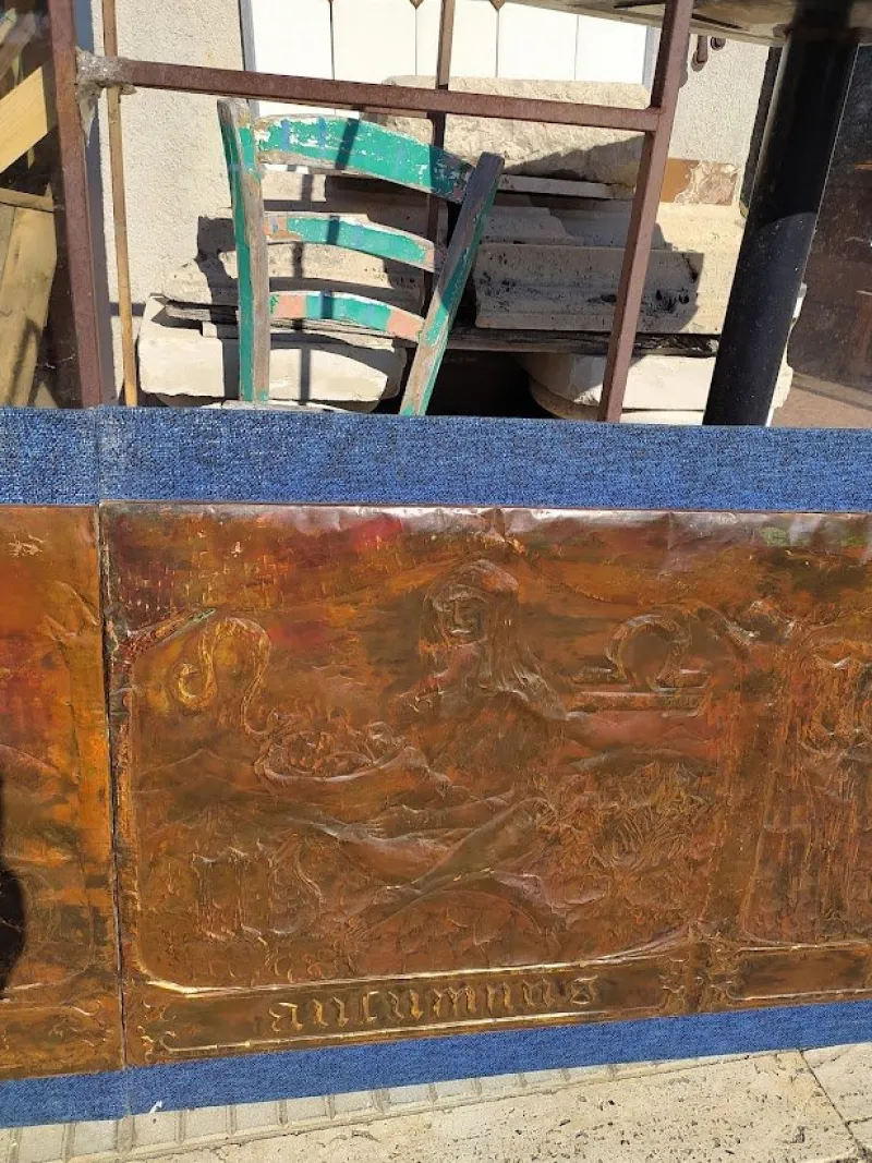 Pamono Grounded Painting on Copper Panels, The Four Seasons and the Zodiac Signs, Italy, 1970> Mid-Century