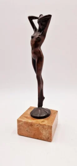 New Pamono Guido Mariani, Sculpture of Ballerina, 1950s, Bronze