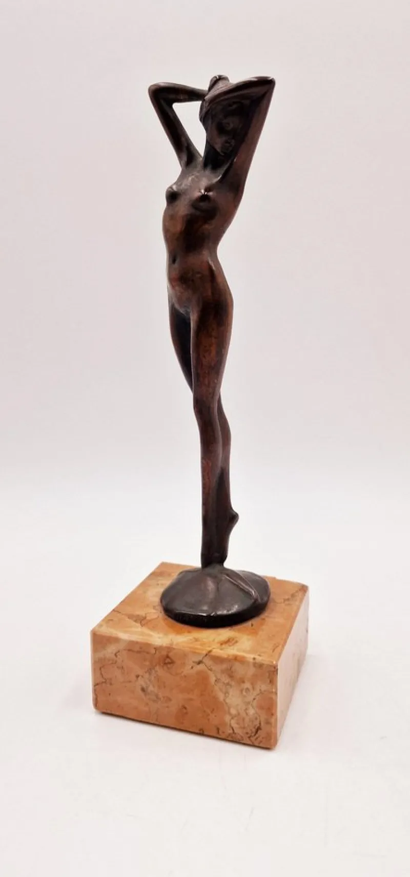 New Pamono Guido Mariani, Sculpture of Ballerina, 1950s, Bronze